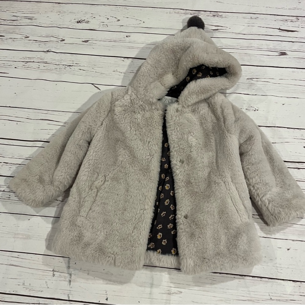 Zara Faux Fur Coat